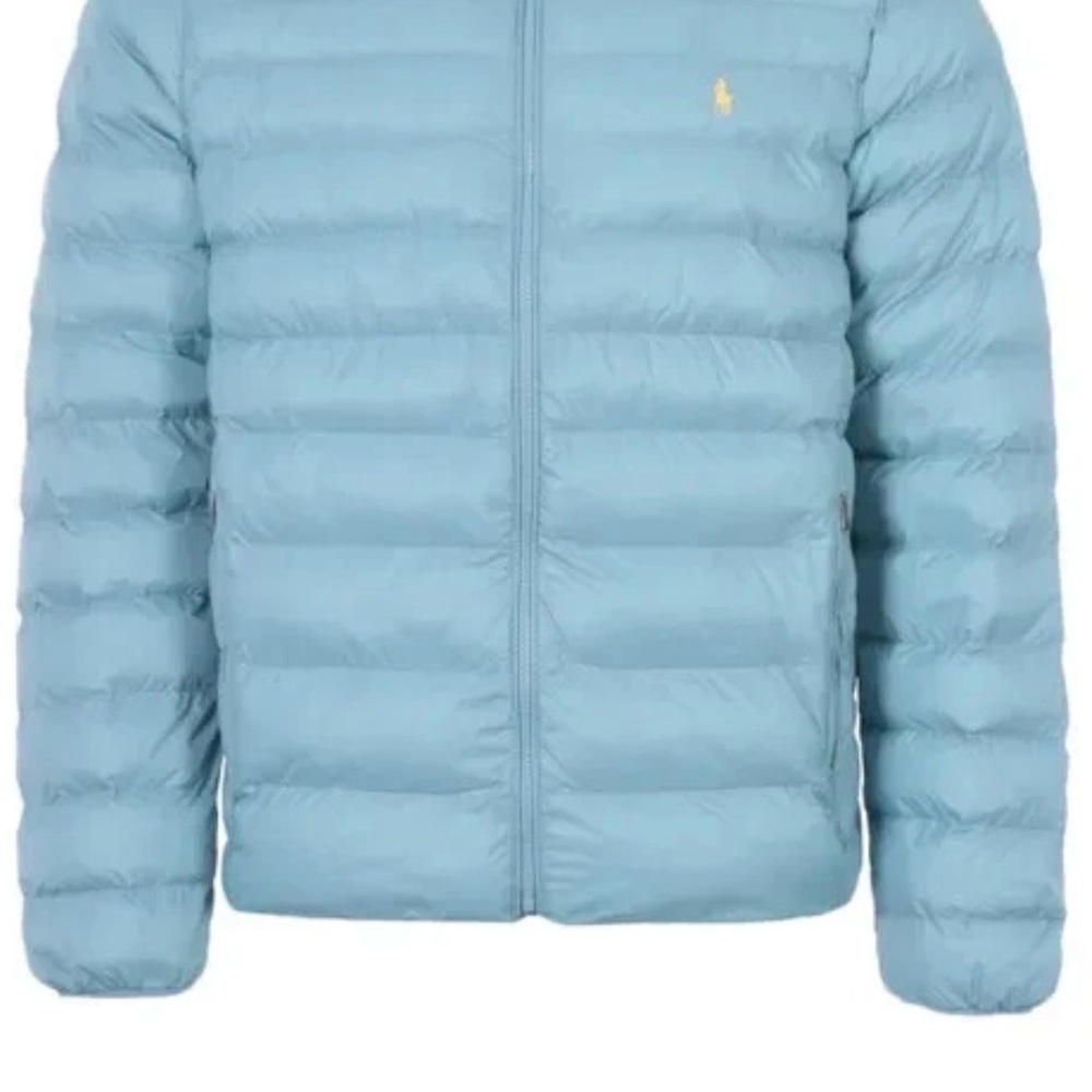 Polo by Ralph Lauren Light Blue Puffer Jacket New with tags Sz -M-